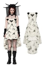 Abito donna nero beige scuro