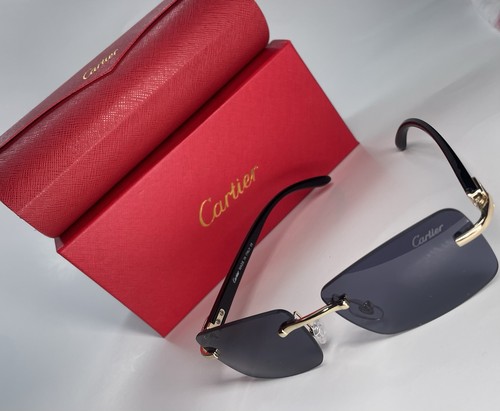 Black gold cartier glasses - gold,