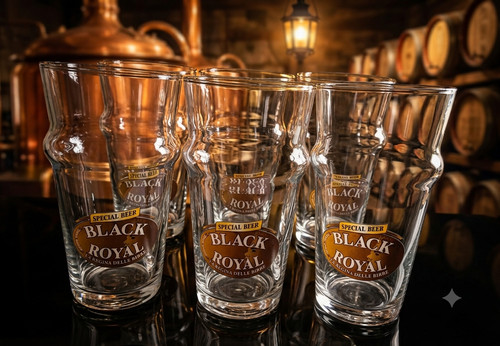 Black royal set - royal, bicchieri