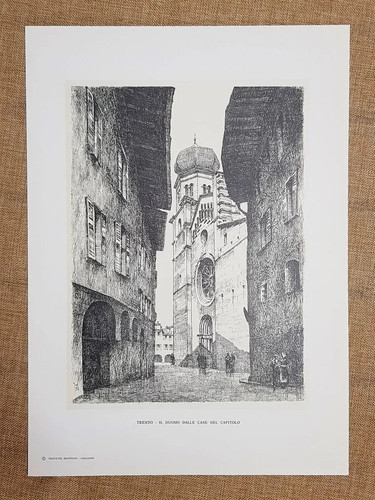 Trento duomo disegno r - disegno, di
