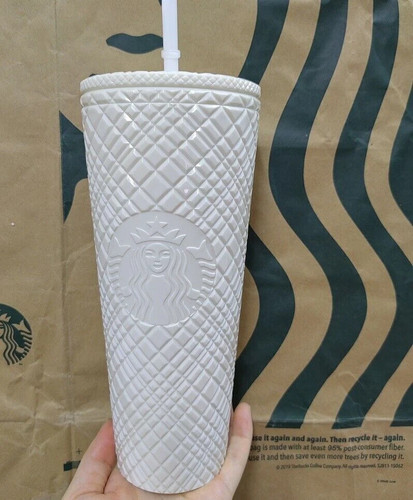 Tazza starbucks bianca opaca - tazza,