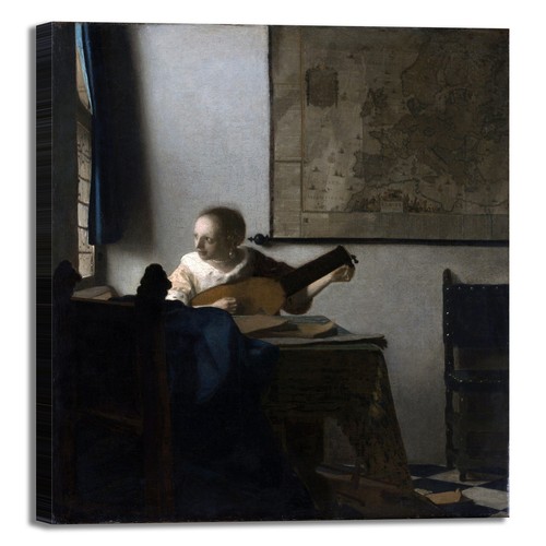 Vermeer donna con liuto design