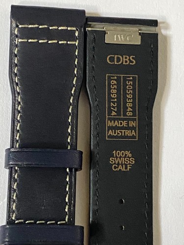Cinturino pelle nera - mm,