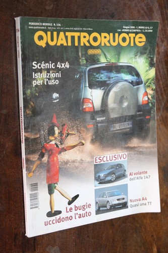 Quattroruote 536 giugno 2000 - quattroruote,