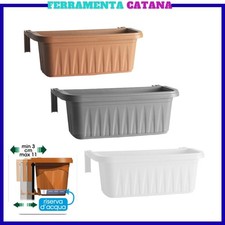 fioriera vaso rettangolare da