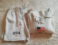 Tuta donna - completo ginnastica -  pantaloncini - top jogging - TG S/M cotone