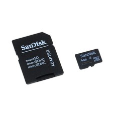 Scheda di memoria SanDisk microSD 4 GB per Sony Ericsson Vivaz