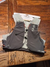 Rab Veil 6L Lightweight Running Vest - Gargoyle/Graphene Gr. L