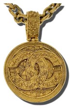 Collana lunga CHANEL Coco Mark GP (placcatura) vintage 4118