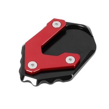 Motociclo Cavalletto laterale Cavalletto Tampone Piastra Ingranditore Rosso