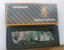 Coltello Browning Da80 pieghevole militare tascabile caccia acciaio inox comodo