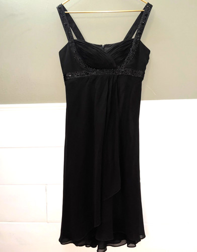Abito babydoll nero con