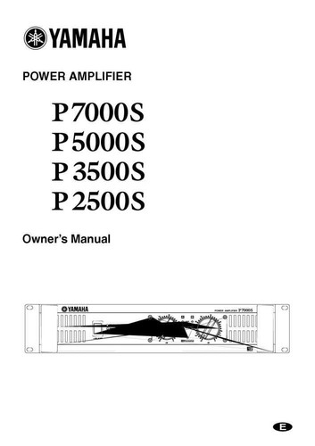 Yamaha 2500 amplificatore - p-2500-s,