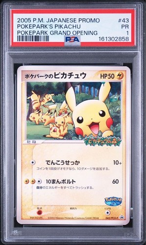Carta promo pokepark - promo, pikachu