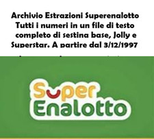 Archivio storico Superenalotto
