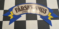 Targa modello Färskt Snus