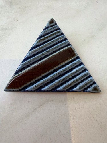 Broche géométrique bleu - géométrique,