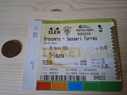 Biglietto stadio grosseto - biglietto,
