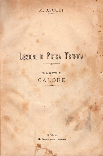 Lezioni fisica tecnica - di,