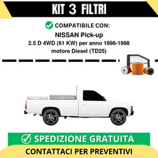 Kit 3 Filtri Tagliando per