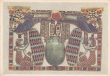 EGITTO - Lehnert & Landrock, Tesori di Tut Ank Amen - Scarabeo alato pettorale