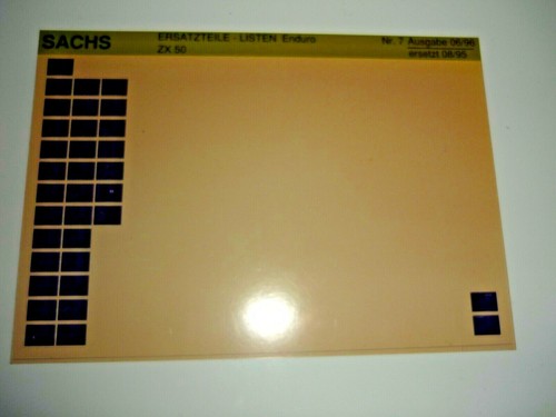 Sachs lista ricambi microfiche - sachs,