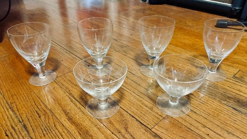 Stelo vino vetro - vetro, inciso