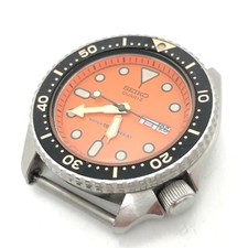 [w1847] SEIKO 7548-700C 150m Diver Quadrante Arancione Batteria Nuova Funzion...