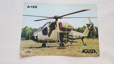 Elicottero Agusta A 129 MANGUSTA depliant originale INGLESE brochure