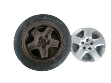 (RUOTA COMPLETA)CERCHIO  IN FERRO RAGGIO 16 5 FORI+GOMMA+COPPA RUOTA OPEL ASTRA