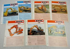 7 depliant opuscoli BENFRA 4Rd 4Ch 6Cd 7Rb 8Ch 10Cd 12Ch scavatrice 1970 ca