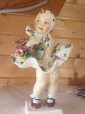 BELLA STATUINA MOLLICA "COLPO DI VENTO" ANNI '50