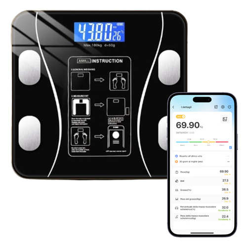 Bilancia pesapersone bluetooth - bilancia,