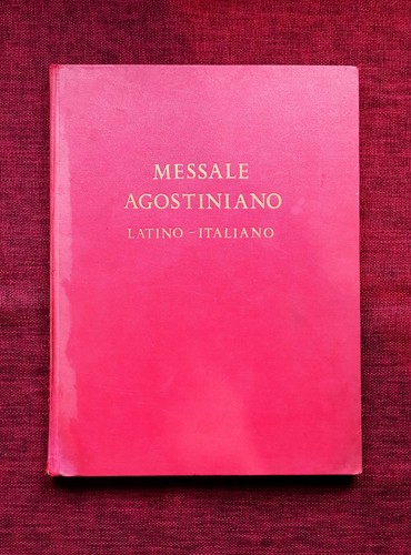 Messale agostiniano latino - messale,