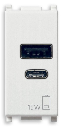 Presa usb vimar plana - usb-a+c,
