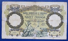 BANCONOTA BANCA NAZIONALE D  ALBANIA 20 FRANCHI 