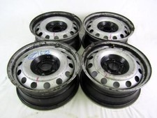 SET 4 CERCHI IN FERRO DA 15 POLLICI FIAT SCUDO 1.6 D 66KW 5M 2P (2010) RICAMBIO 