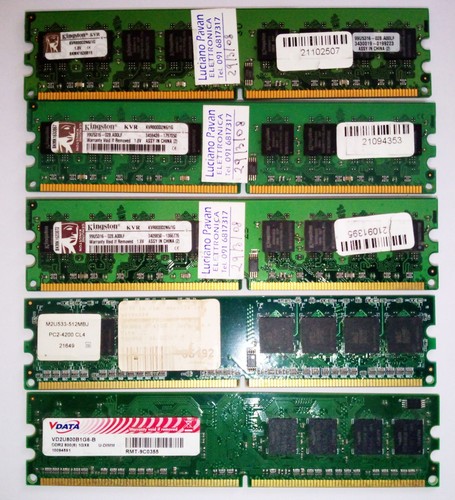 Lotto moduli ram ddr2 800mhz - lotto, 5