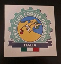 ADESIVO VESPA CLUB  FOGGIA