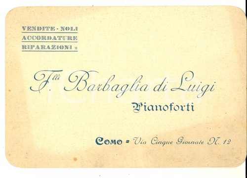 1910 como lli barbaglia di - 1910,