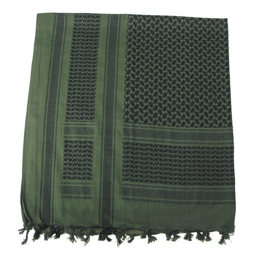 Kefiah verde nero - p,