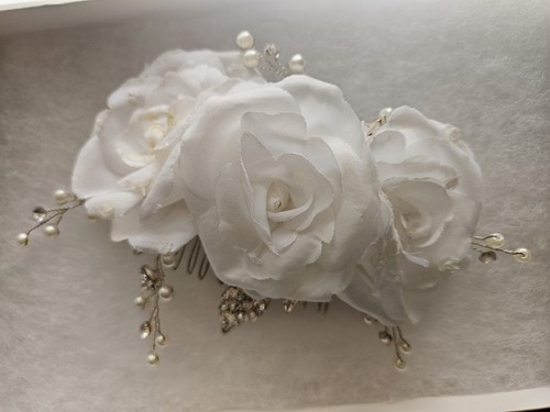 Pettine capelli sposa rose