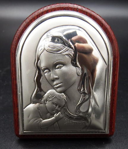 Lastra argento madonna child - madonna,