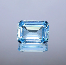 Topazio blu naturale