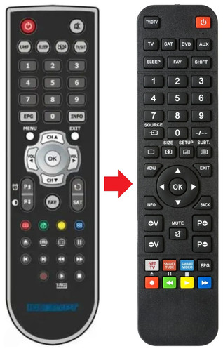 Telecomando adatto per