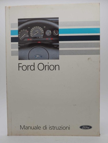 Ford orion 1990 - libretto, uso