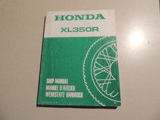 HONDA XL 350 R 1984 manuale