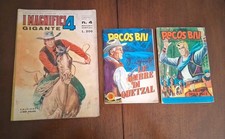 LOTTO 3 FUMETTI - I MAGNIFICI 4 GIGANTE + 2 PECOS BILL ANNI '60
