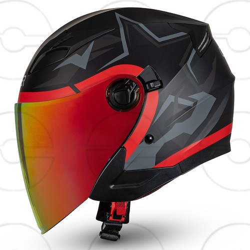 Cruizer casco moto jet nero - casco,
