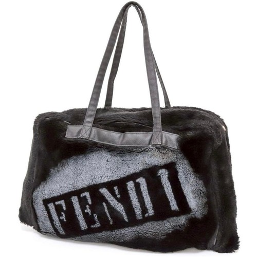 Borsa tote pelliccia - in, fendi